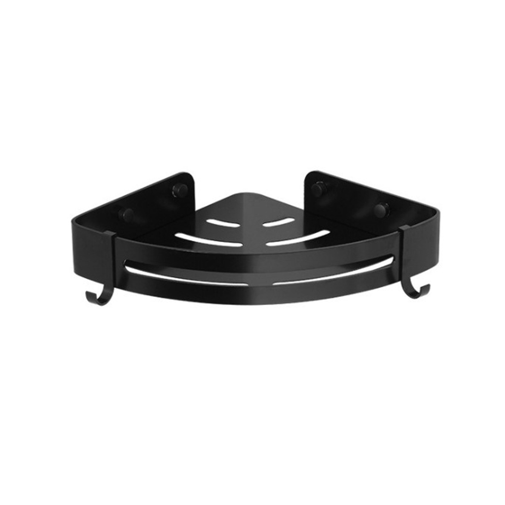 Estante esquinero aluminio Negro