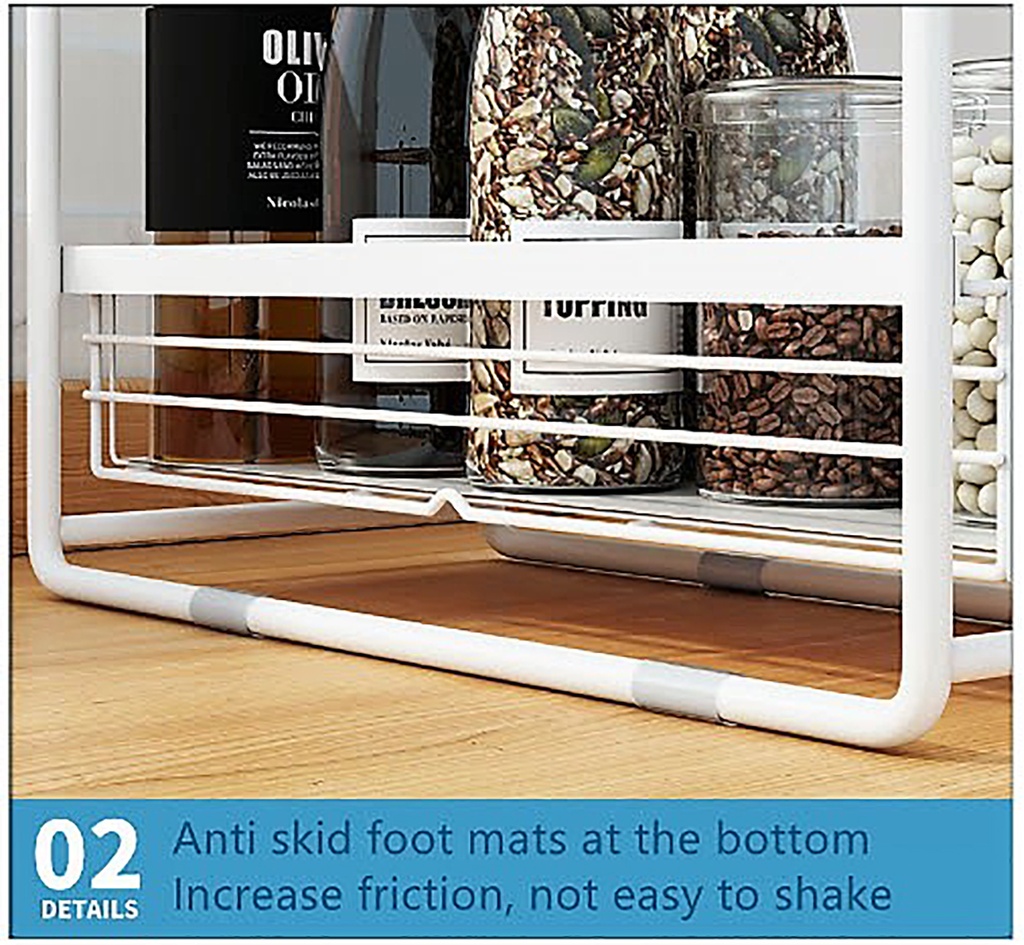 Organizador cocina Magnetico 3 niveles Negro