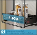 Organizador cocina Magnetico 3 niveles Negro