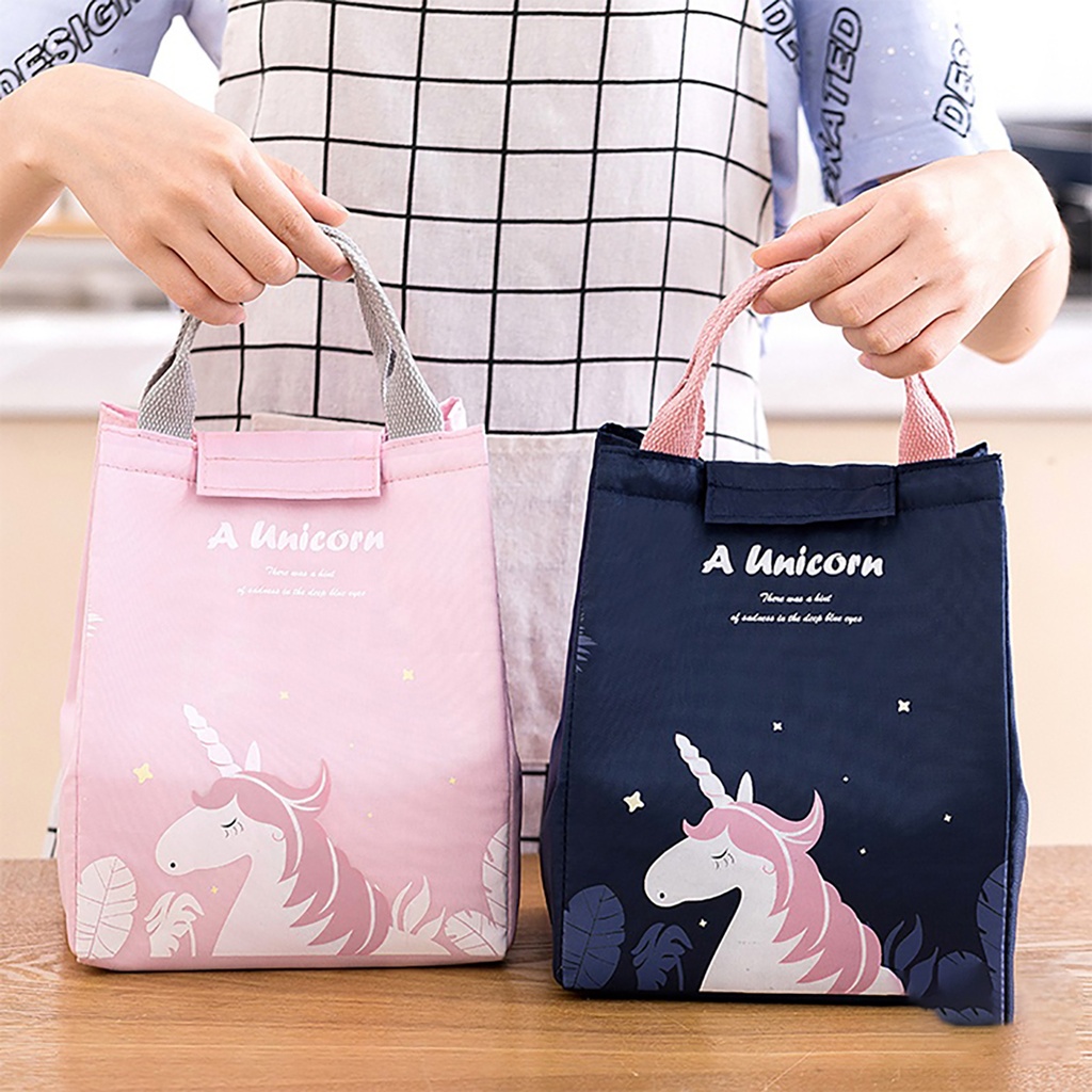 Lonchera térmica infantil Unicornio Azul