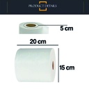 Toalla De Papel Texturizada 200m Pack X6 Rollos Ecologico