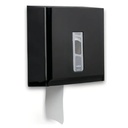 Dispensador papel higienico 500m Negro