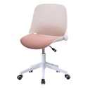 Silla de escritorio Iceland Blanco/Rosa