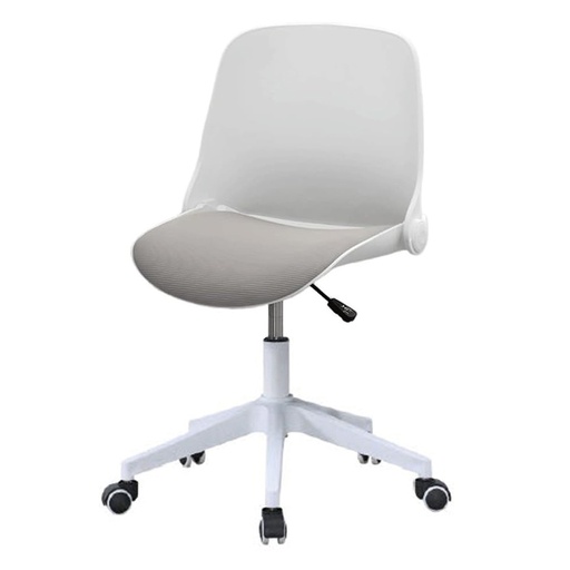[DT100405RP] Silla de escritorio Iceland Blanco /Gris