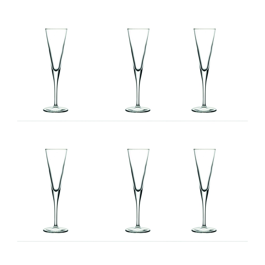 Copa champagne V 150ML Set x 6