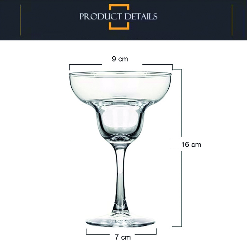 Copa coctel margarita 190ML Set x 6