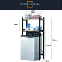 Mueble sobre lavarropas carga Superior Blanco