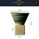 Taza cafe conica ceramica Vintage