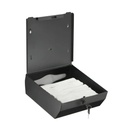 Dispensador toalla intercalada metalico Negro