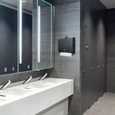 Dispensador toalla intercalada metalico Negro