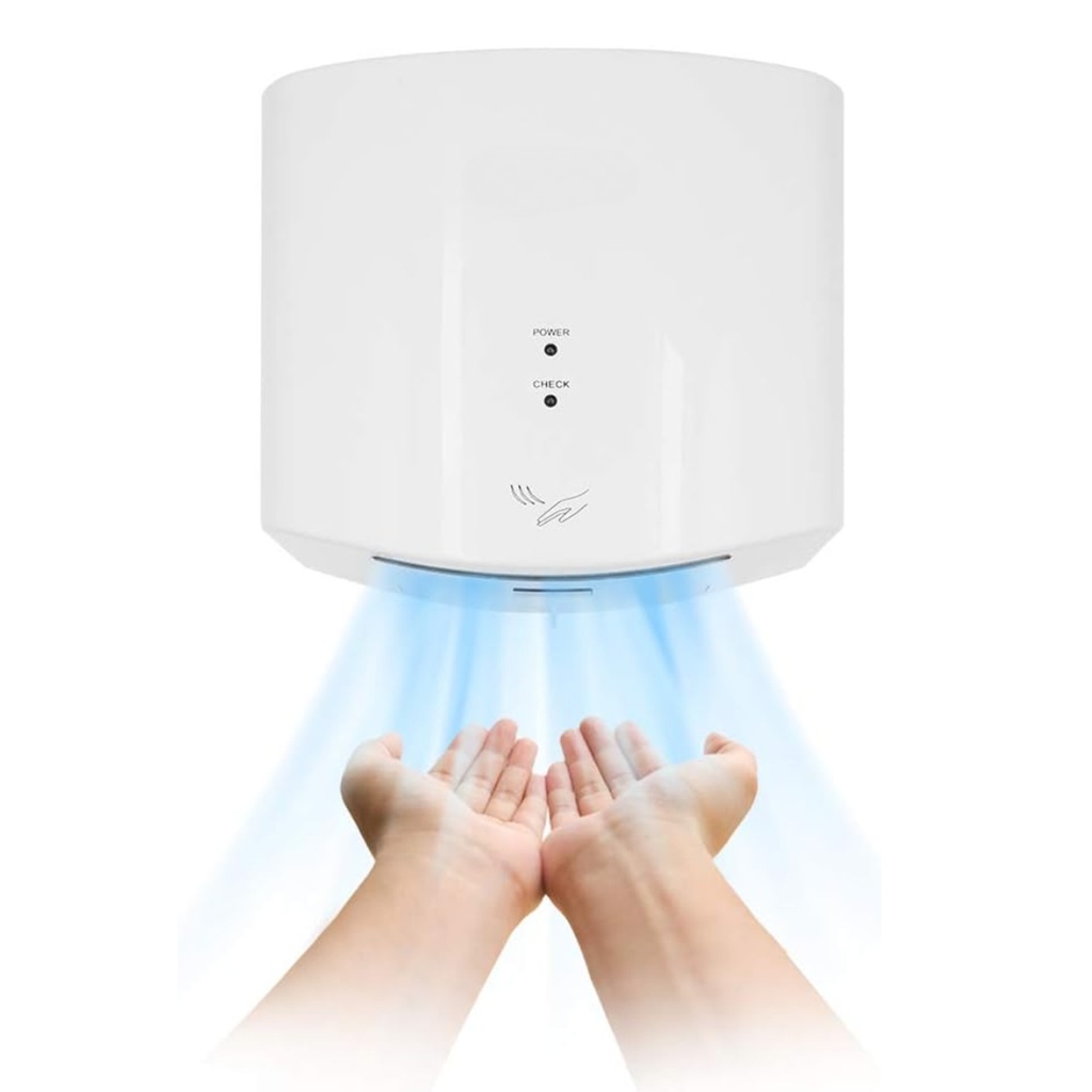 Seca manos ABS Jet Con Sensor 1650w Automático Blanco