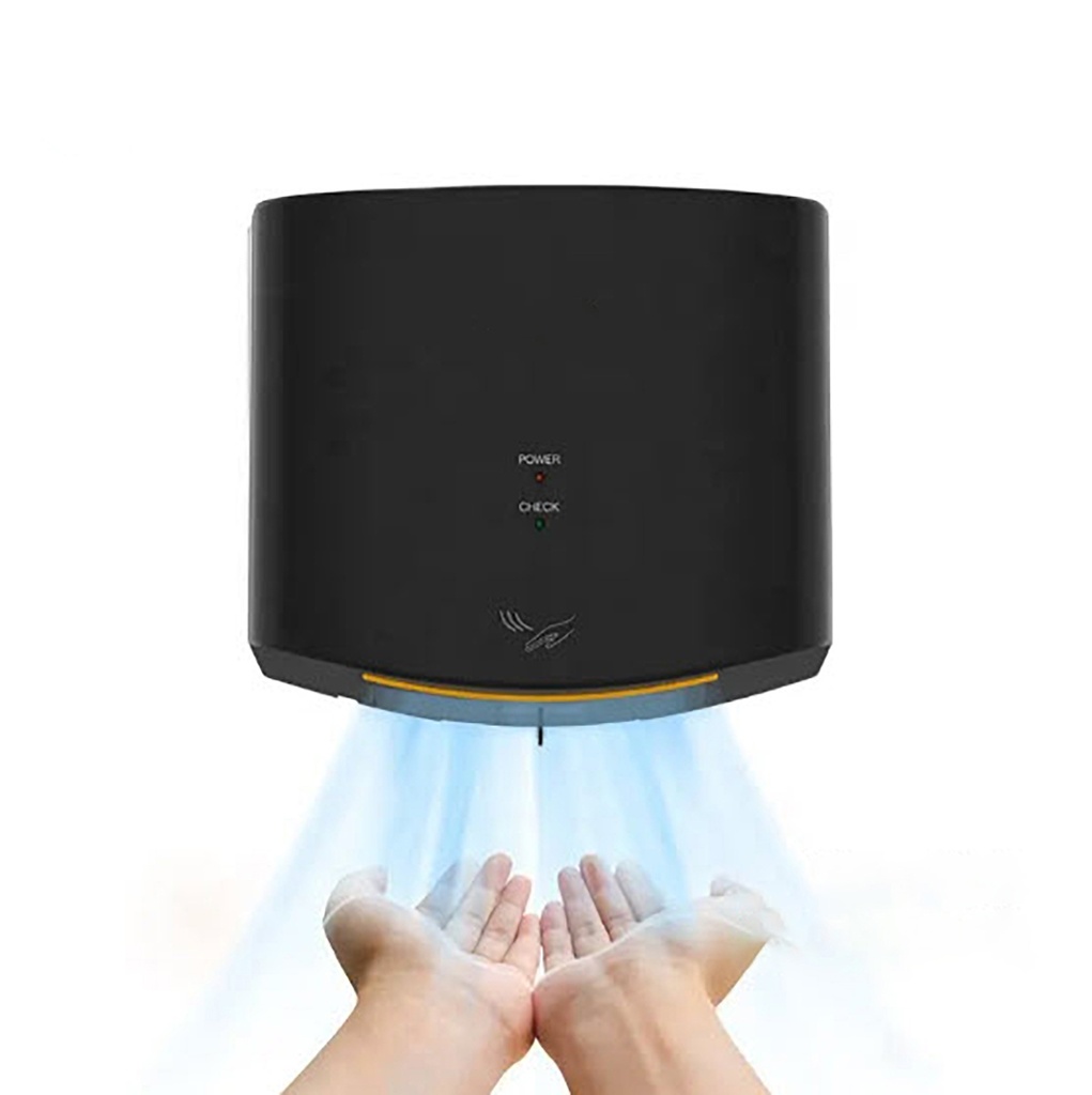 Seca manos ABS Jet Con Sensor 1650w Automático Negro