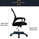 Silla de escritorio Norway Negro