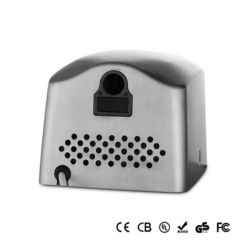 Seca manos Acero Inoxidable Jet Con Sensor 1350w Automático Blanco