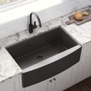 Bacha de cocina estilo campo Negro