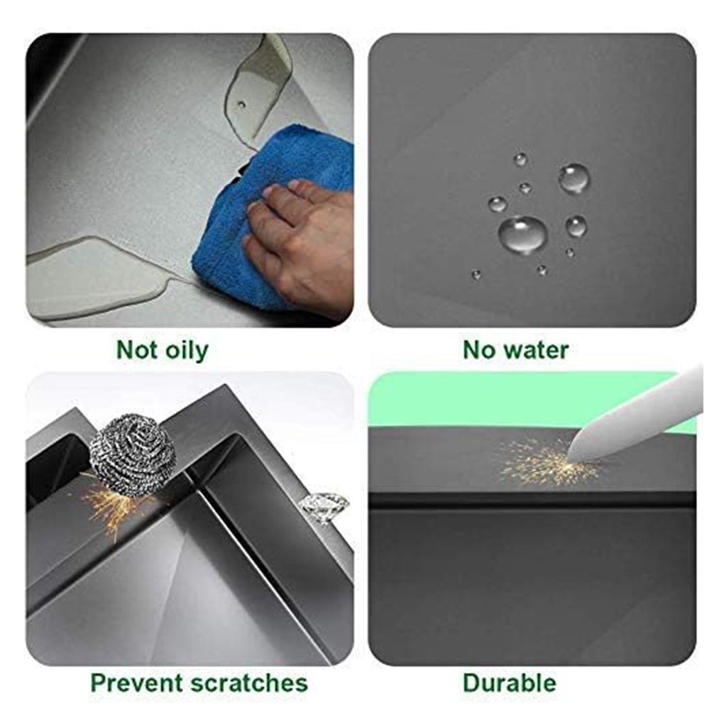 Bacha de cocina estilo campo Negro