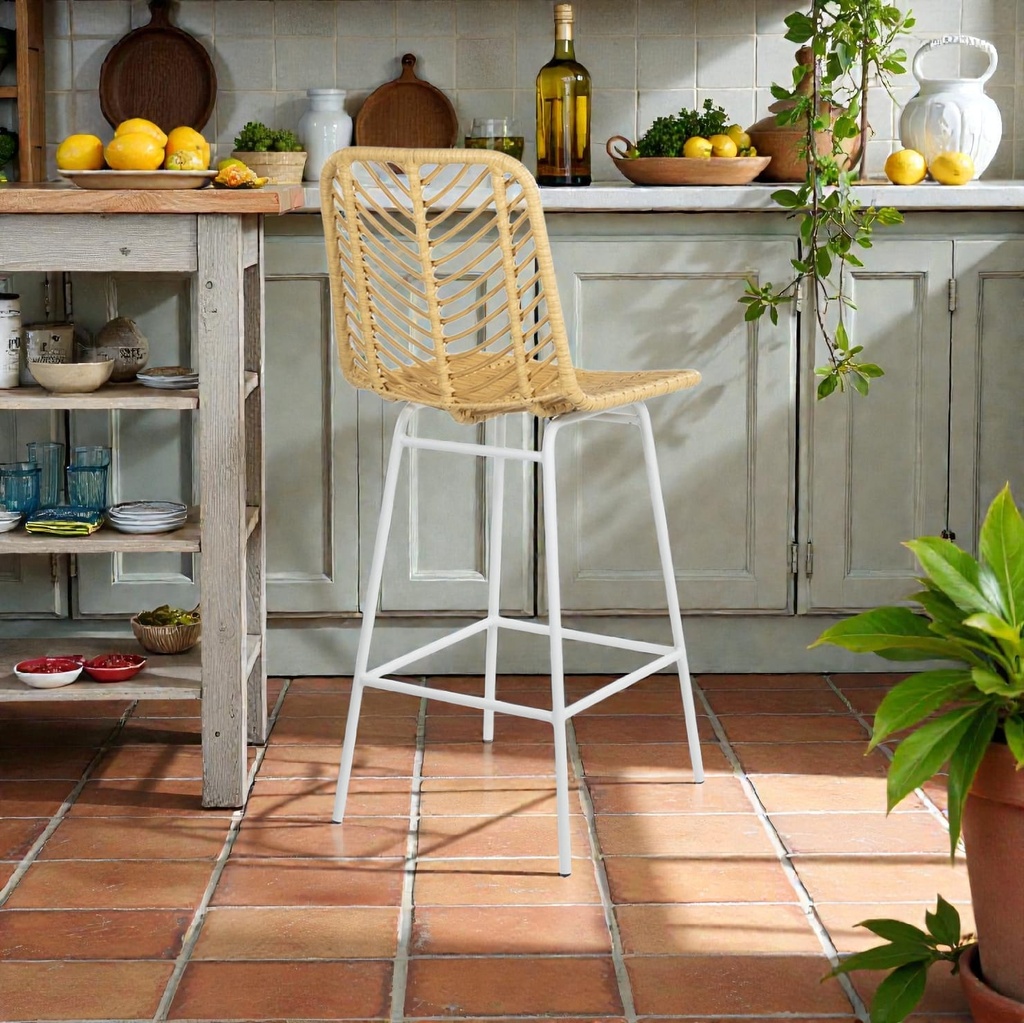 Banqueta Caen Blanco