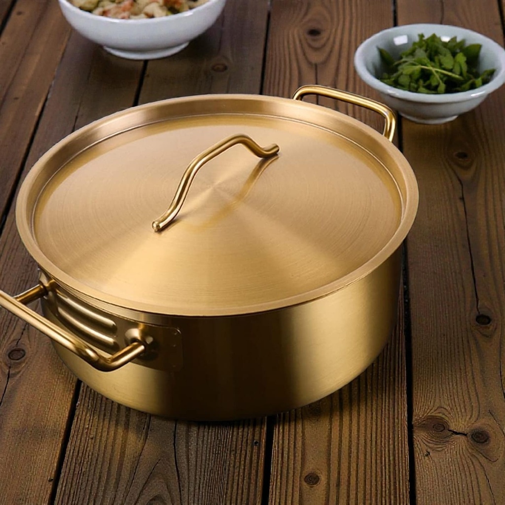 Olla acero 30cm Gold