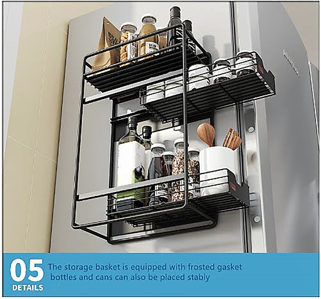 Organizador cocina Magnetico 3 niveles Blanco