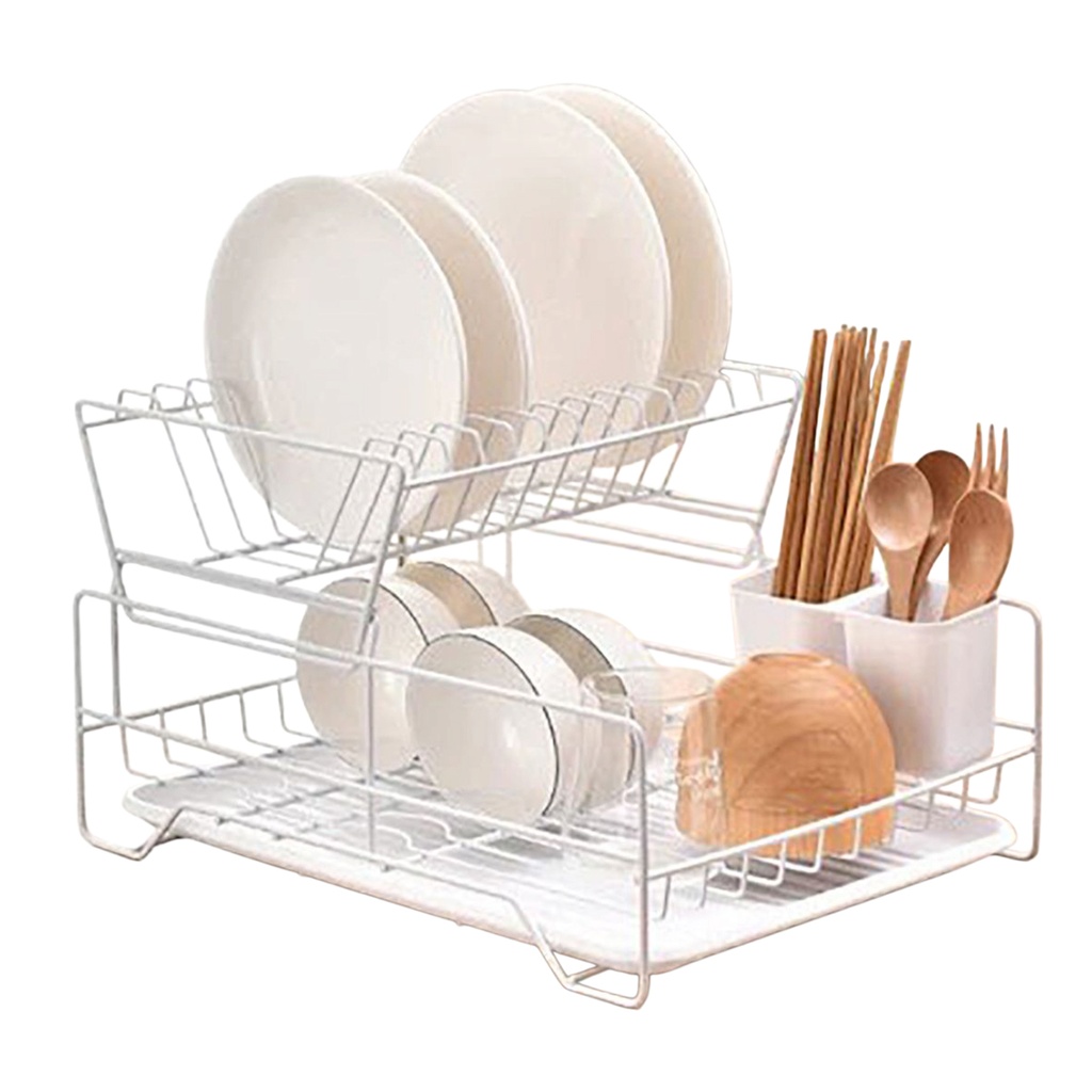 Escurridor sobre mesada 2 niveles Blanco