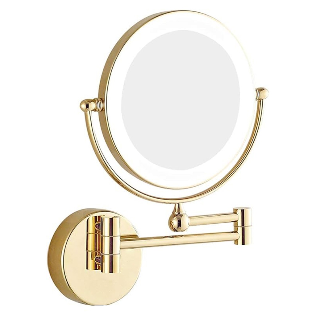 Espejo extensible Dorado