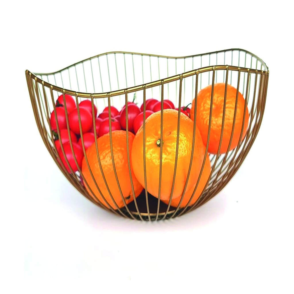 Frutera metalica ondulada Cobre