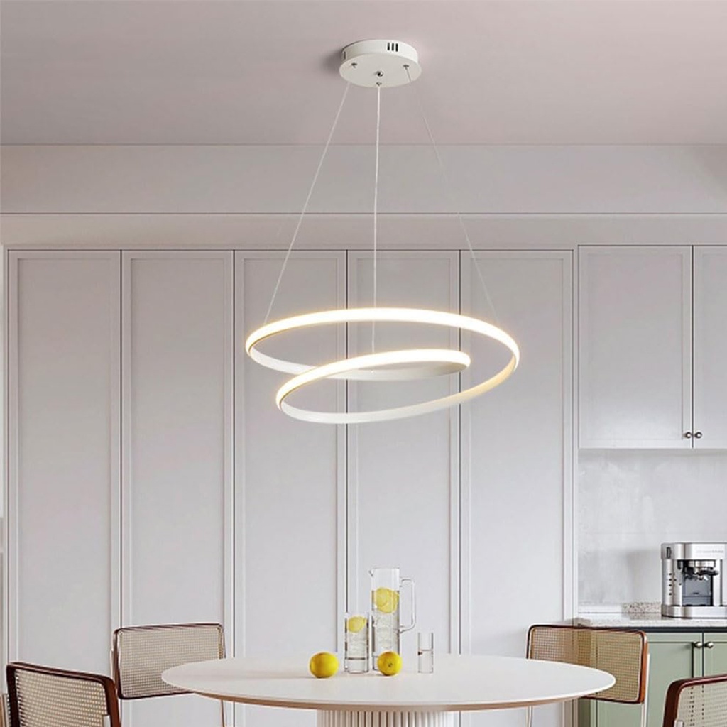 Luminaria led colgante 106W Negro