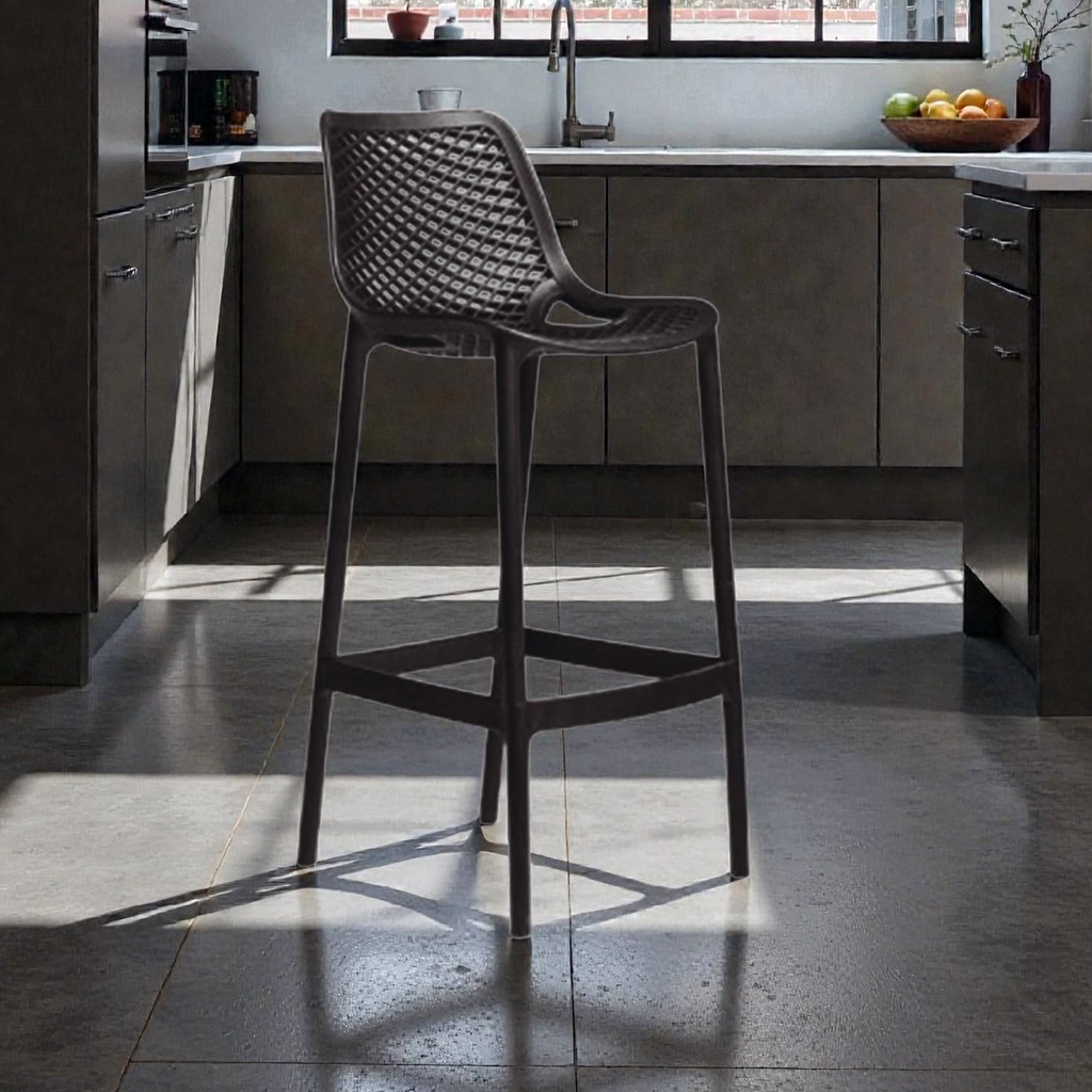 Banqueta Nantes interior exterior Negro