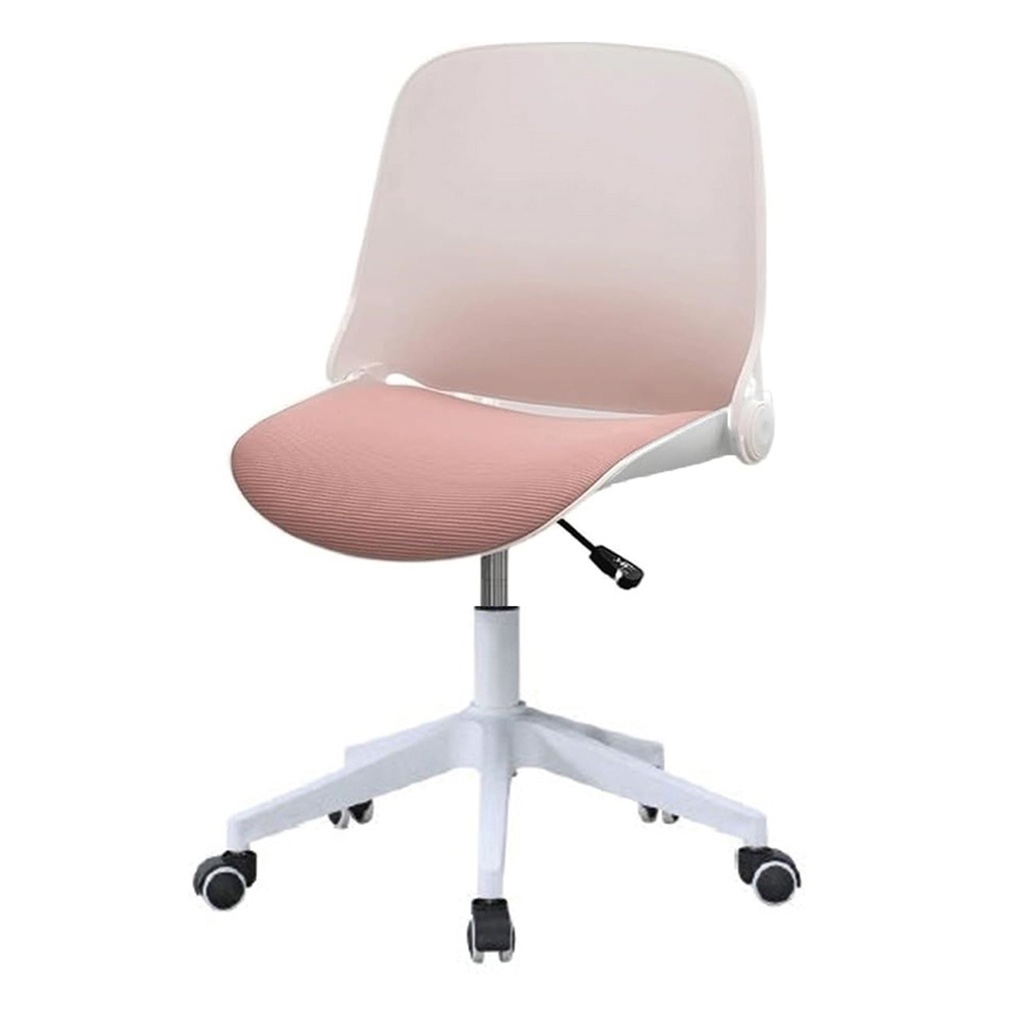 Silla de escritorio Iceland Blanco/Rosa