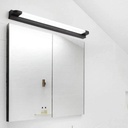 Luminaria de pared LED barra 65cm Negro