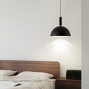 Luminaria lampara colgante 35cm Negro