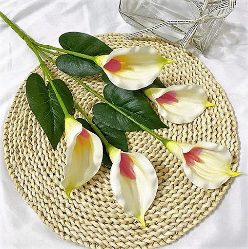 [DT6003] Flor artificial cala 5 flores