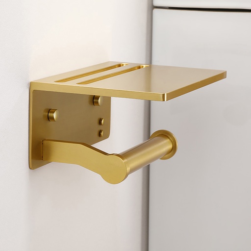 [DT1000D] Porta rollo aluminio Dorado