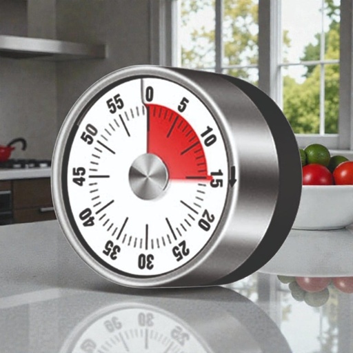 [DT2307B] Reloj de cocina magnetico Blanco