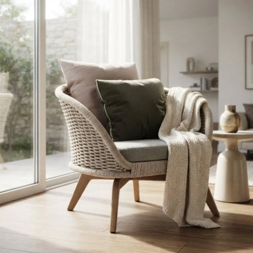 [DT9020B] Sillon Ludo Beige