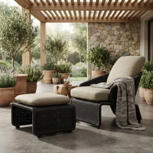 [DT9025] Sillón con reposapiés Halley