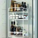 Rack estante para cocina en acero Magnetico 3 estantes Blanco