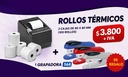 PROMO WEB 2 - 100 rollos 80x80 + Grapadora 568 DE REGALO!